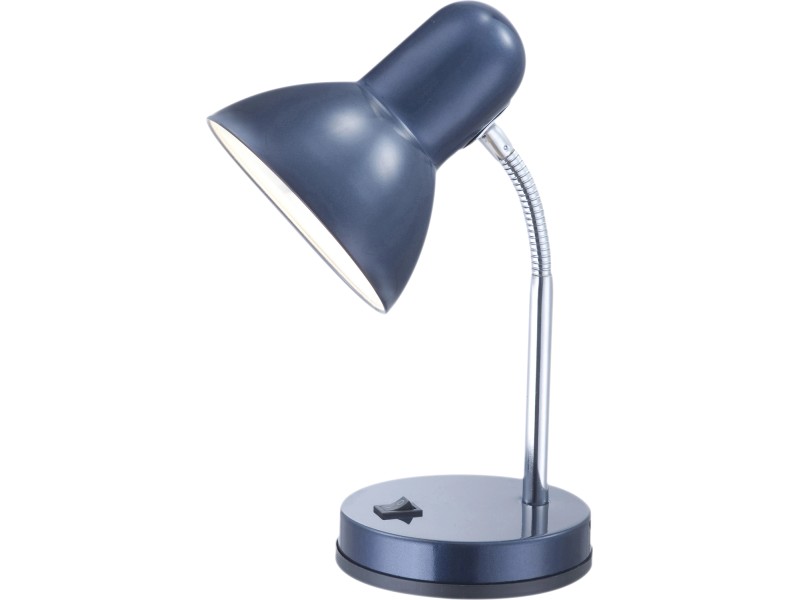 Lampada da scrivania Globo blu E14 40 W 32,5x13 cm