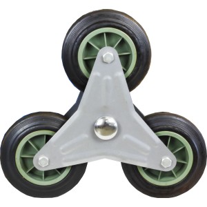 t.b.t. Stella a ruota per carrello da officina con tre ruote.