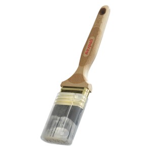 Pennello t.b.t. con manico in legno e protezione setole.
