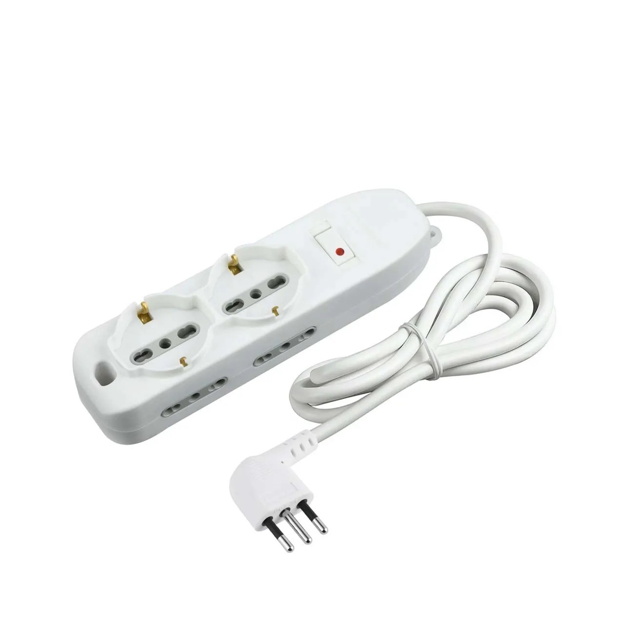 3x Pezzo Connettore Multi 2 1 con Interruttore Spina Multipresa Presa Parentale