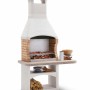 Barbecue a carbonella Palazzetti Boavista griglia 68x40 cm in cemento
