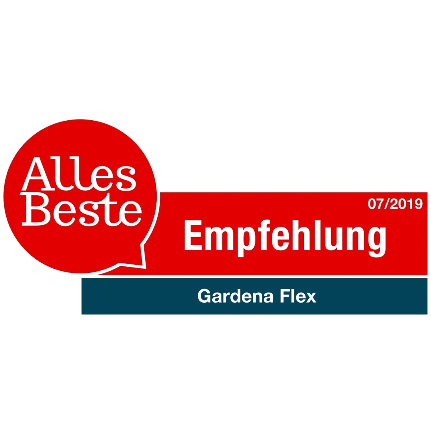 Premio "Alles Beste" per computer per irrigazione Gardena Flex, raccomandazione 07/2019.