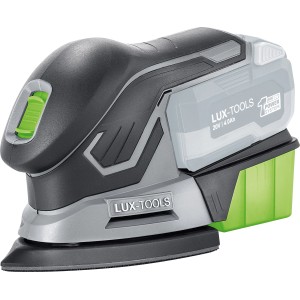 LUX Multischleifer A-MS-20 senza batteria, levigatrice a batteria grigia e nera.
