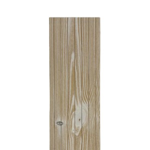 Piastrelle da esterno doga Thermowood clip sistem  bianco 118x210 cm