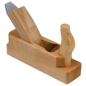 Pialla per uso domestico LUX Classic, larghezza lama 39 mm, in legno di faggio per superfici lisce.
