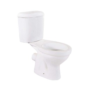 Vaso a terra Lake WC monoblocco scarico a parete bianco