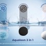 Gre Aqualoon, sfere filtranti, 500g, per filtri piscina. Alternativa leggera alla sabbia, per acqua pulita.