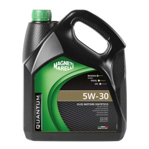 Olio motore 5W-30 di Magneti Marelli, adatto per motori a benzina, diesel e gas.