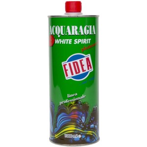 Fidea White Spirit Platinum, 1000ml, solvente per vernici, lacche e pulizia.