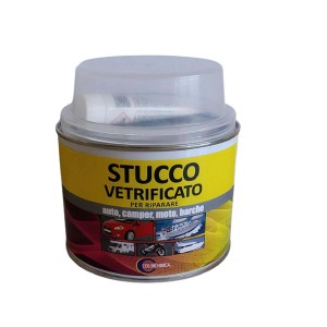 Barattolo di stucco speciale per auto, camper, moto e barca.