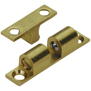 Fermasfera, 43x8 mm, ottone opaco, per accessori mobili.