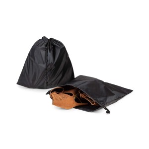 Sacchetti porta scarpe I Love My Shoes set 2 nero 35x35 cm