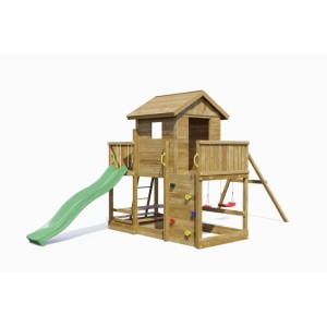 Gioco da giardino Mars con scivolo e altalene 558 x 301 x H275 cm