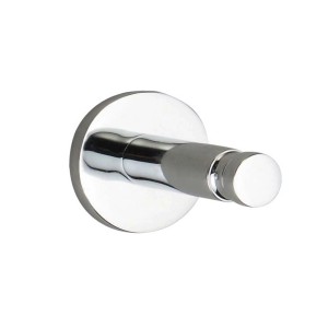 Gancio a muro cromato Nie Wieder Bohren Smooz SO400 per bagno e cucina.