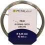 Rotolo di filo multiuso t.b.t., zincato, Ø 0,44 mm, ca. 45 m.