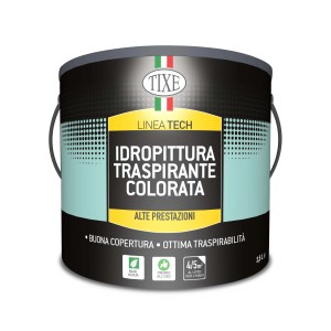 Barattolo di pittura per interni colorata Tixe, adatta per pareti e soffitti.