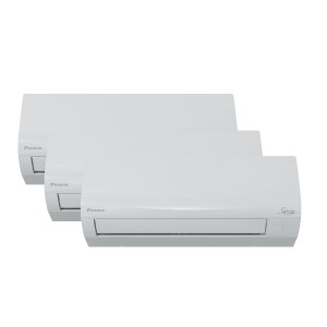 Tre condizionatori bianchi t.b.t. nel negozio online OBI.