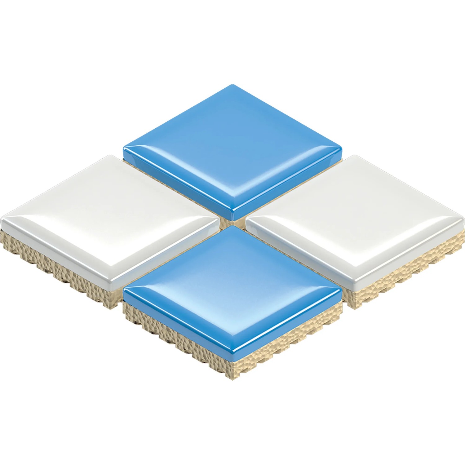 Punta per ceramica Bosch Expert Hard Hex-9, Ø 3 mm, per piastrelle blu e bianche.