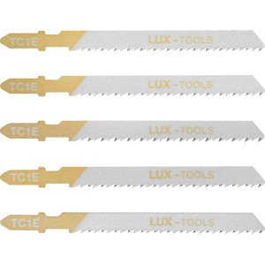 Set di 5 lame per seghetto alternativo LUX-TOOLS per legno.