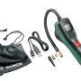 Pompa ad aria a batteria Bosch EasyPump con accessori e borsa.