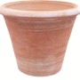 t.b.t. in terracotta, vaso classico per giardino e balcone.