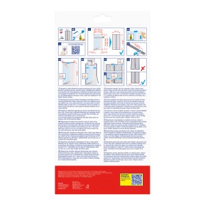 Tenda magnetica Tesa, auto-chiusura, 1,20x2,40 m, antracite, per la protezione dagli insetti su balconi e porte finestre.