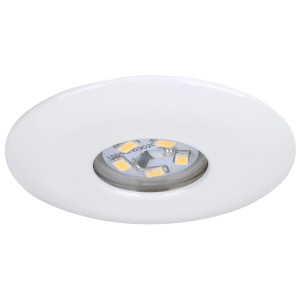 Briloner Faretto da incasso a LED cielo stellato, set da 3, attacco in plastica bianca.