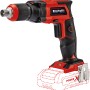 Avvitatore per cartongesso a batteria Einhell TE-DY 18 Li Solo in valigetta, rosso/nero. Trapano a batteria senza batteria.
