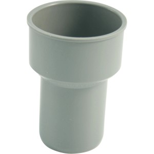 Raccordo HT Marley DN 110 per tubi in ghisa, grigio polvere, per il collegamento di tubi HT e tubi in ghisa.