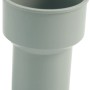Raccordo HT Marley DN 110 per tubi in ghisa, grigio polvere, per il collegamento di tubi HT e tubi in ghisa.