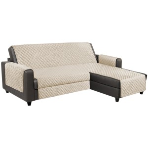 Copridivano angolare trapuntato beige, categoria: Cuscini e copricuscini.