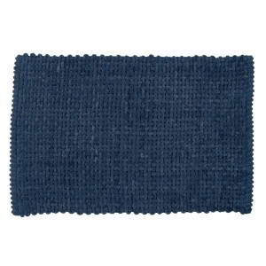 Tappeto da bagno antiscivolo Covelo 50x80 cm blu scuro
