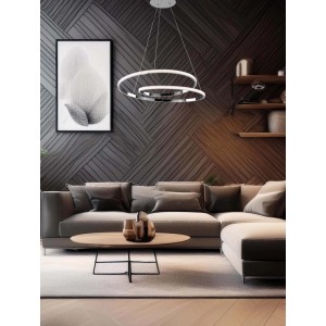 Sospensione LED Malena 5950lm 3000K Ø60x120 cm