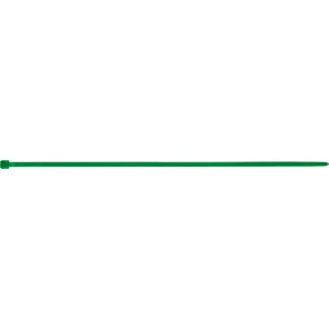 Fascetta per cavi verde, 150 mm, 25 pezzi, per l'organizzazione dei cavi.