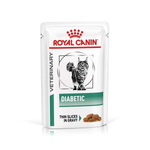 Royal Canin Diabetic cibo umido per gatti in busta.
