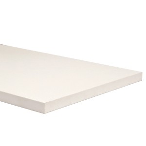 Mensola bianca t.b.t. per scaffali a muro e mensole.