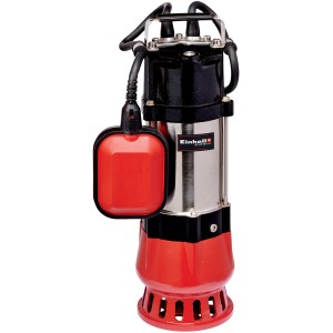 Pompa sommersa Einhell GC-DP 5010 G per acque sporche con interruttore a galleggiante e corpo in acciaio inox.