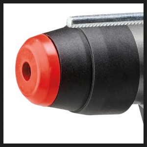 Dettaglio del martello perforatore Einhell TC-RH 28 3F: Attacco utensile rosso.