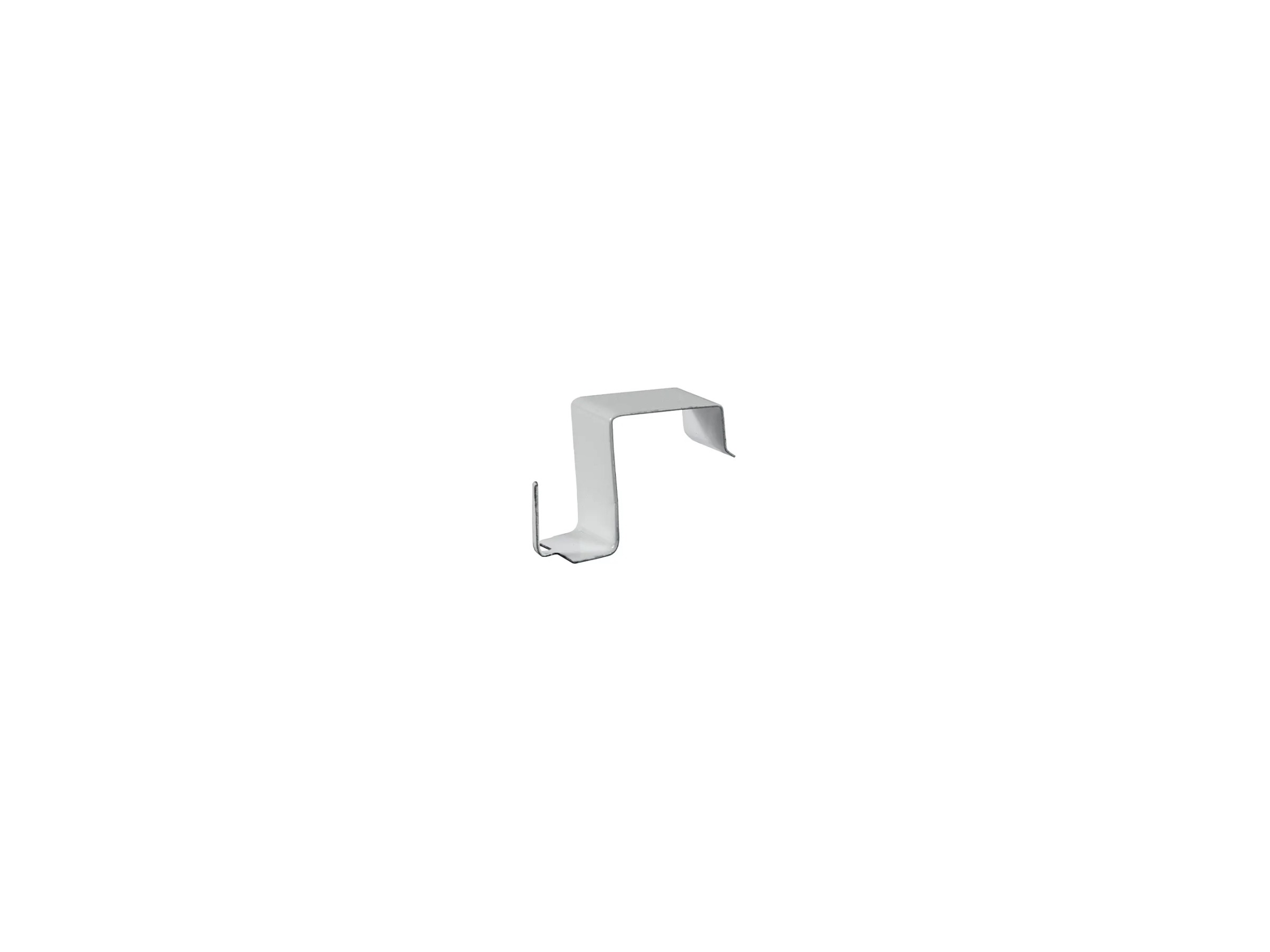 Garneck 25 Ganci Per Tende Regolabili In Plastica - Profondità A Pizzico, Bloccaggio Per Nastro, Bianchi, 9,5 Cm - 2