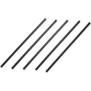 5 lame per seghetto alternativo LUX per legno, 150 mm, adatte per seghetti e lime.