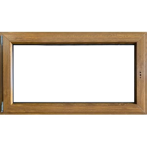 Finestra in PVC t.b.t. con effetto legno. Finestra per nuove costruzioni e ristrutturazioni.