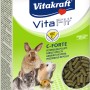 Vitakraft Vita Fit C-Forte alimento per roditori, pellet di prezzemolo per cavie e altri roditori.