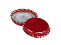 Tappi Corona 29mm Rossi Bidul Lungo - Confezione Da 200 Pezzi - Foto 2