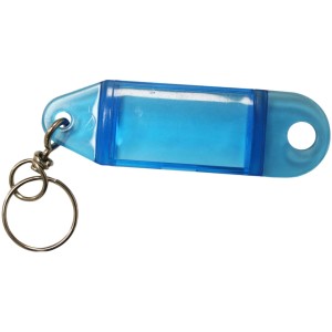 Portachiavi blu t.b.t. con campo etichetta per Chiavistelli.