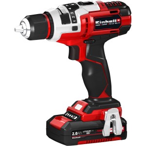 Avvitatore a batteria Einhell 18V TE-CD 18 Li E Solo rosso e nero.
