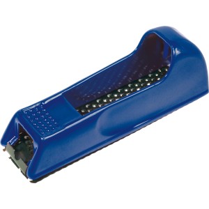 Raspa per legno LUX-TOOLS blu, lama da 140 mm, per legno, plastica e cartongesso.