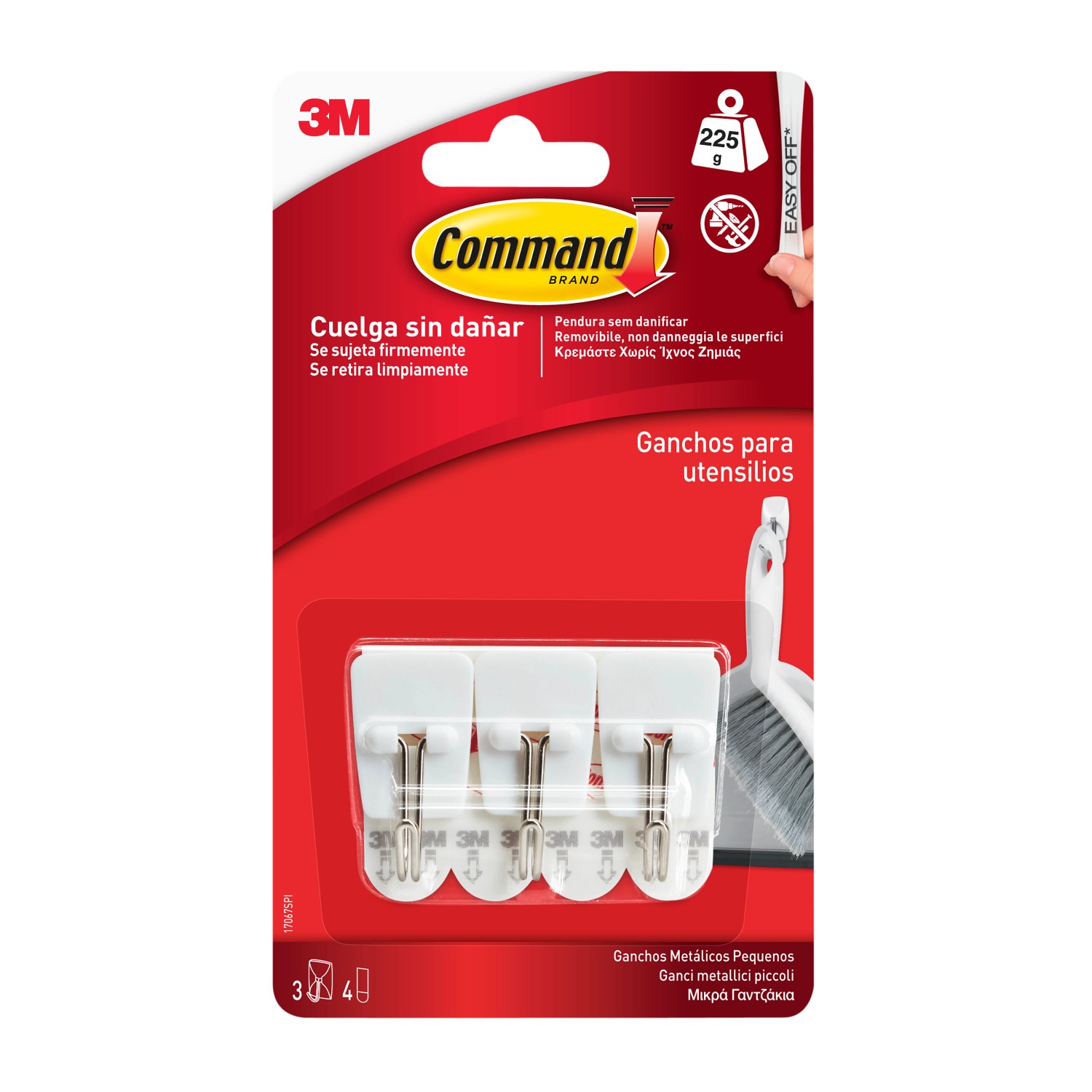 Command Ganci Adesivi Medium - 2 Ganci, 1.3kg Portata, Senza Chiodi O Residui, Per Interni - Foto 11