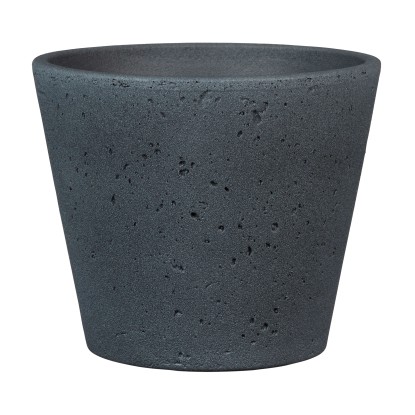 Portavaso da interno Scheurich Roca 701 Ø 24 cm Dark Stone