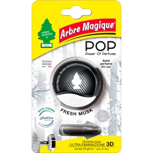 Arbre Magique POP Fresh Musk profumatore auto con diffusore.