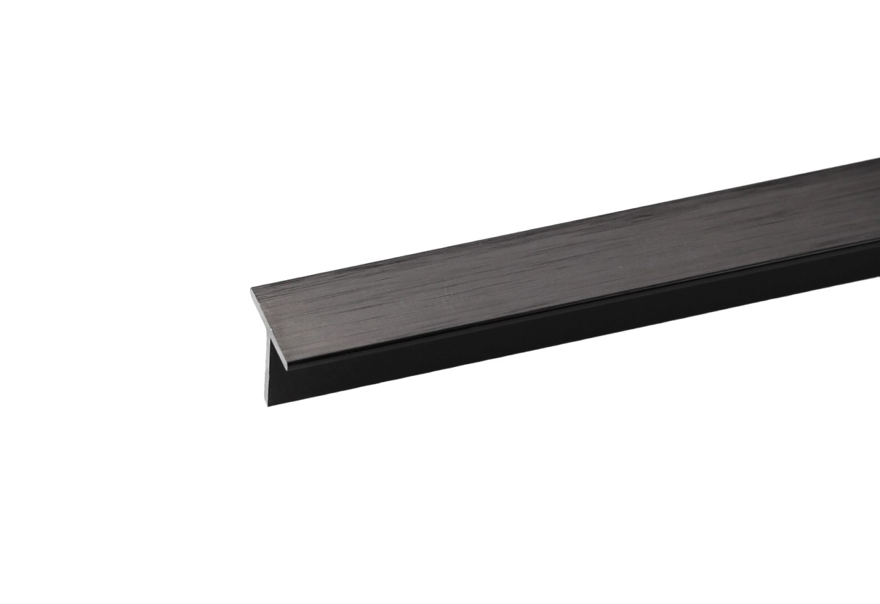 Profilo Angolare In Alluminio Anodizzato Nero - 1000x20x10 Mm, Spessore 1 Mm, Per Fai Da Te - Foto 2